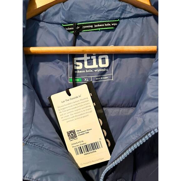 STIO × Magnetar Ventures Hooded Down Vest XL NWT Employee Exclusive RARE - Picture 10 of 12